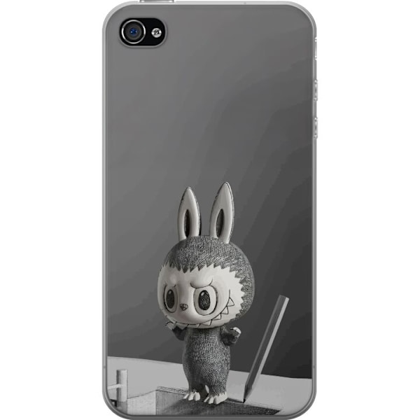 Apple iPhone 4s Läpinäkyvä kuori Pop Mart MEGA LABUBU LABUBU Sketch 1000%
