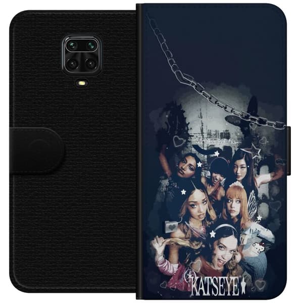 Kompatibelt Lommeboketui til Xiaomi Redmi Note 9S KATSEYE svart