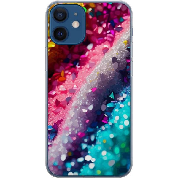 Kompatibelt Mobilskal till Apple iPhone 12 mini Glitter