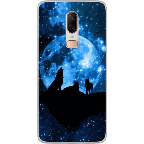 Kompatibelt Mobildeksel til OnePlus 6 Ulver