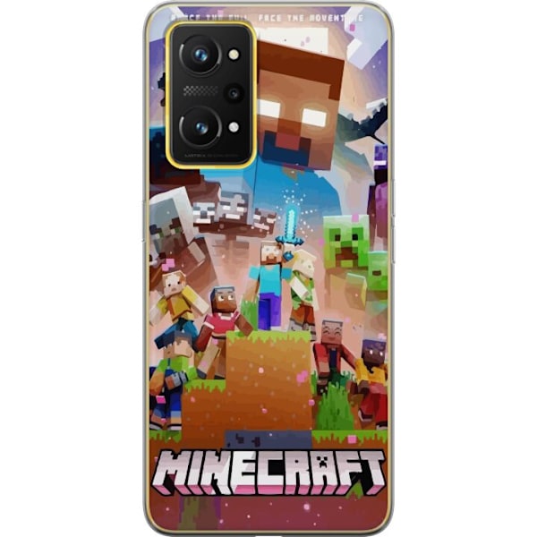 Realme GT Neo 3T Gjennomsiktig deksel Minecraft