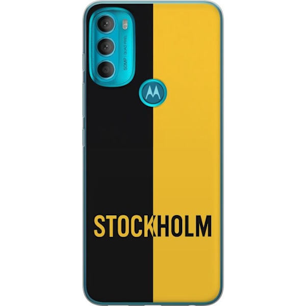 Motorola Moto G71 5G Gjennomsiktig deksel Stockholm – fotbal