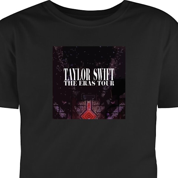 T-shirt för Vuxen | Klassisk Vuxen-T-shirt Taylor Swift svart L