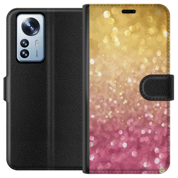 Yhteensopiva Lompakkokotelo Xiaomi 12 Pro Kimaltelee