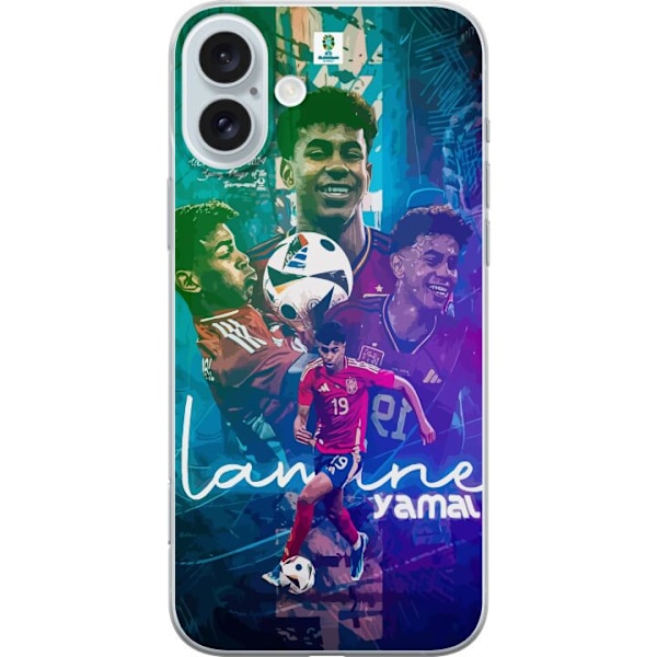 Apple iPhone 16 Plus Läpinäkyvä kuori Lamine Yamal FCB