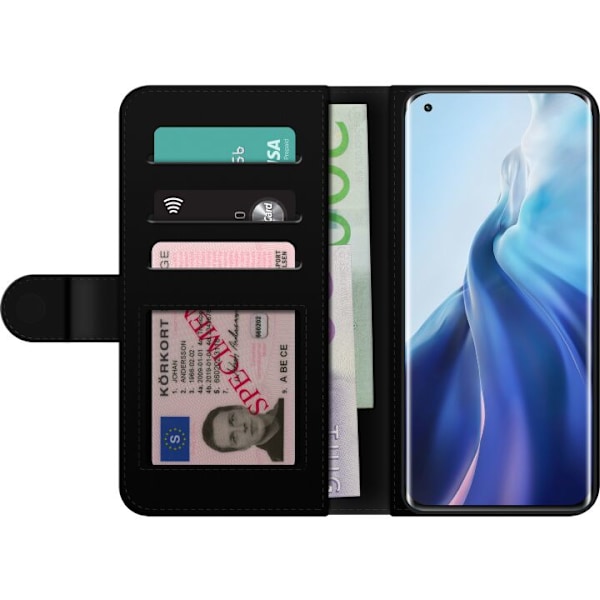 Xiaomi Mi 11 Tegnebogsetui Stitch Glass