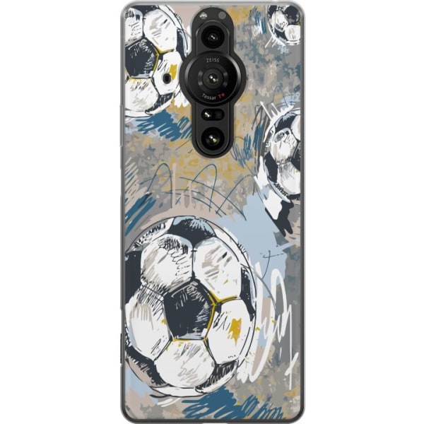 Sony Xperia Pro-I Gennemsigtig cover Fodbold