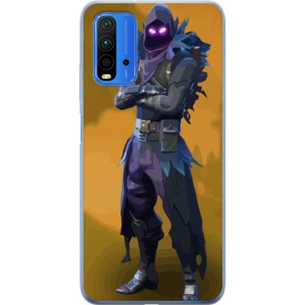 Xiaomi Redmi 9T Gjennomsiktig deksel Fortnite - Raven