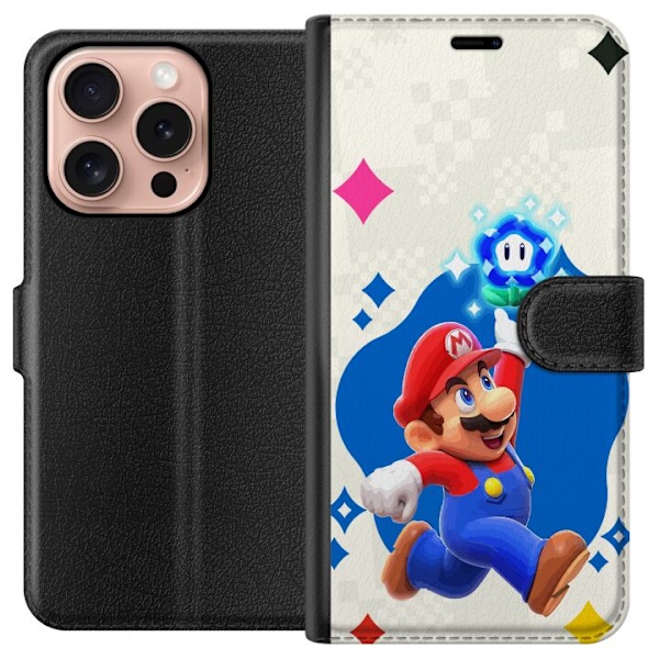 Apple iPhone 16 Pro Tegnebogsetui Super Mario Wonder