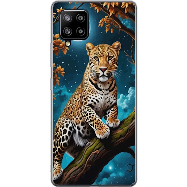 Samsung Galaxy A42 5G Läpinäkyvä kuori Leopard