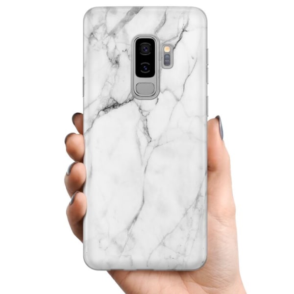 Samsung Galaxy S9+ TPU Mobilcover Marmor