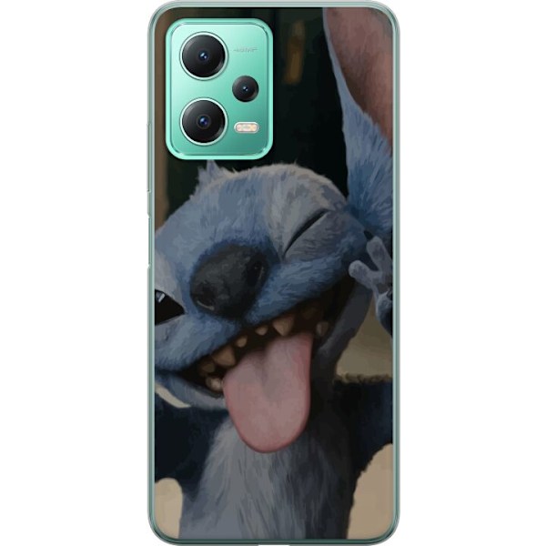 Xiaomi Redmi Note 12 Läpinäkyvä kuori Stitch Söpö Alien -