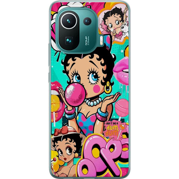 Xiaomi Mi 11 Pro Genomskinligt Skal Betty Boop