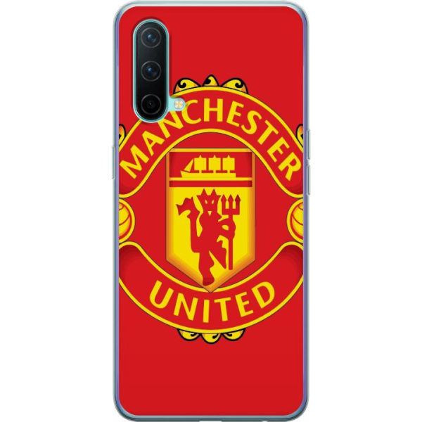 OnePlus Nord CE 5G Läpinäkyvä kuori Manchester United FC