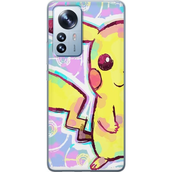 Xiaomi 12 Pro Läpinäkyvä kuori Pikachu 3D