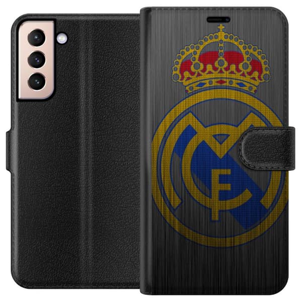 Kompatibelt Plånboksfodral till Samsung Galaxy S21 Real Madrid CF