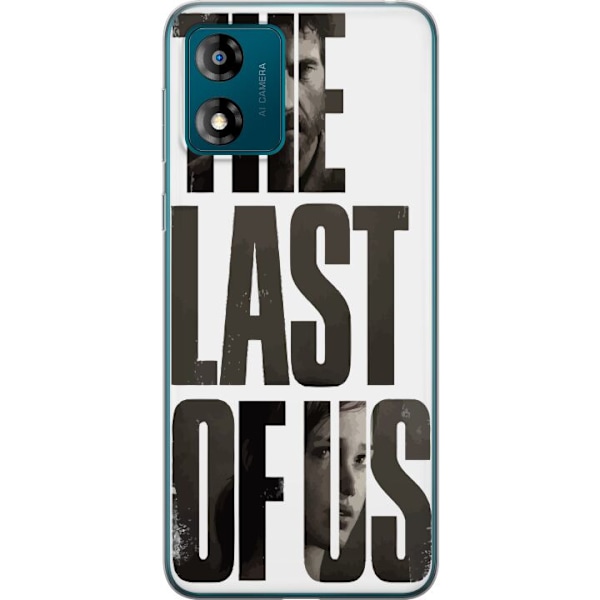 Motorola Moto E13 Läpinäkyvä kuori The Last of Us Ellie Joel Apokalypsi Clickers TV-sarja Fanart Dystopia Pelimotiivi