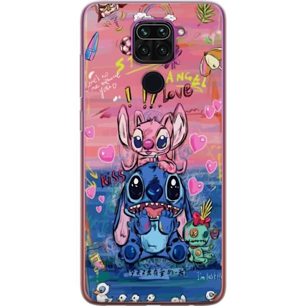 Xiaomi Redmi Note 9 Gennemsigtig cover Stitch kunst