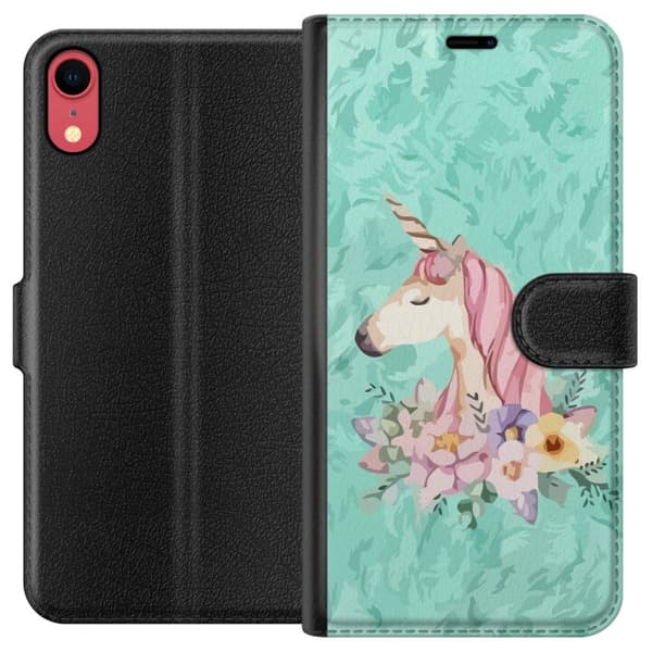Kompatibelt Lommeboketui til Apple iPhone XR Unicorn