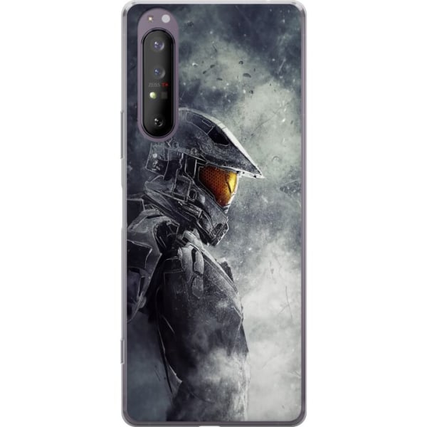 Sony Xperia 1 II Gennemsigtig cover Fortnite - Master Chief