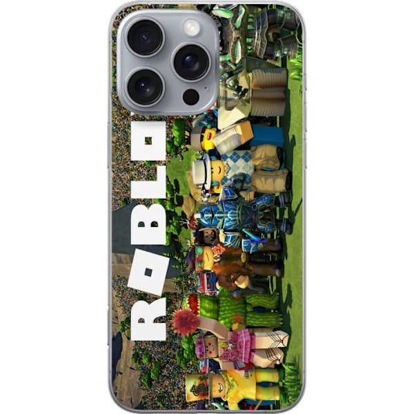 Apple iPhone 16 Pro Max Gennemsigtig cover Roblox