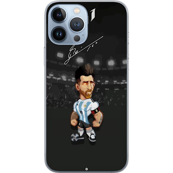 Apple iPhone 13 Pro Max Gjennomsiktig deksel Messi