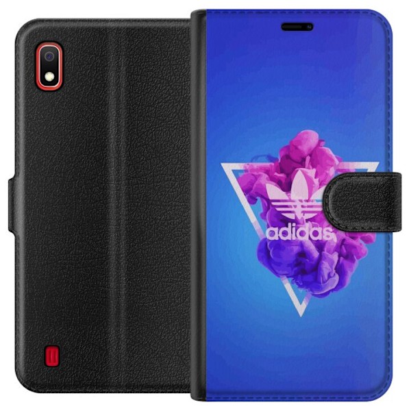 Samsung Galaxy A10 Lompakkokotelo Adidas-inspiroitunut sininen