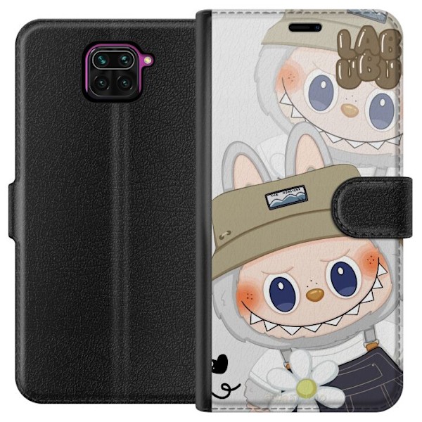 Xiaomi Redmi Note 9 Lompakkokotelo Labubu Minimal Mood - Yksin