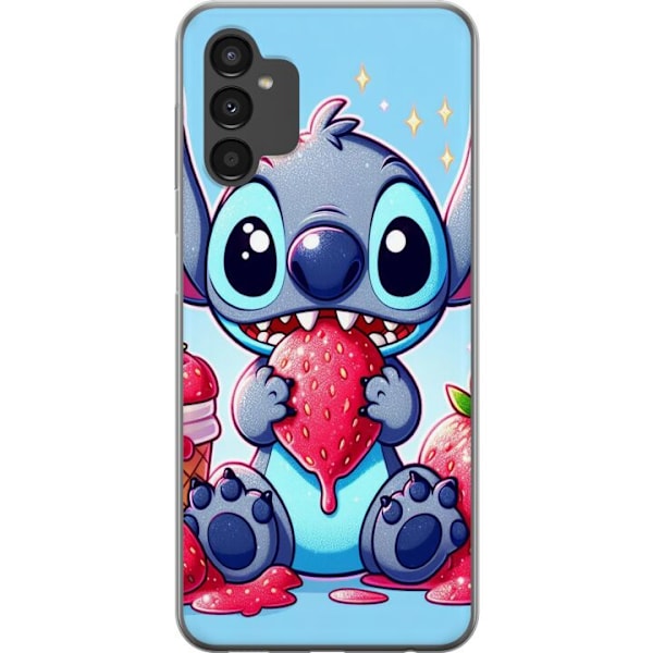 Samsung Galaxy A04s Gennemsigtig cover Strawberry Stitch