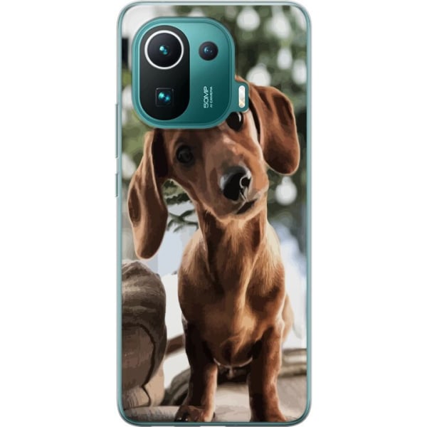 Xiaomi Mi 11 Pro Gennemsigtig cover Ung Hund