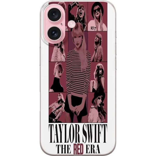 Apple iPhone 16 Gennemsigtig cover Taylor Swift Red