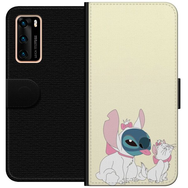 Huawei P40 Plånboksfodral Stitch aristocats