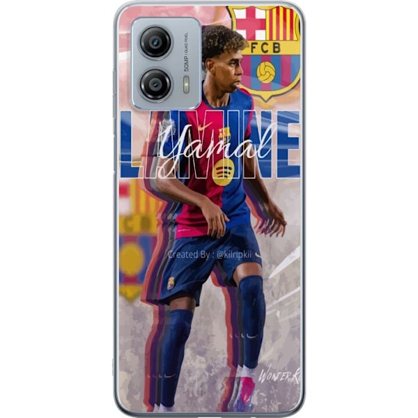 Motorola Moto G53 Genomskinligt Skal Lamine Yamal FCB