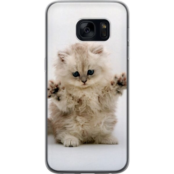 Samsung Galaxy S7 Deksel / Mobildeksel - Katt