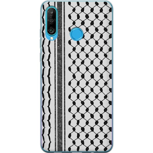 Huawei P30 lite Läpinäkyvä kuori Palestiinalainen kuvio - p