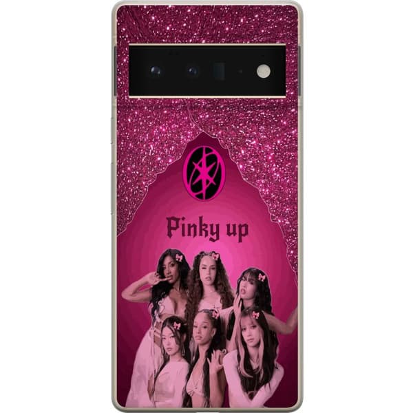 Kompatibelt Mobilskal till Google Pixel 6 Pro KATSEYE Pinky Up rosa