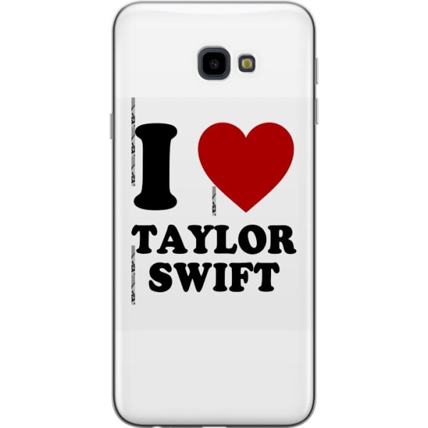 Samsung Galaxy J4+ Läpinäkyvä kuori Taylor Swift