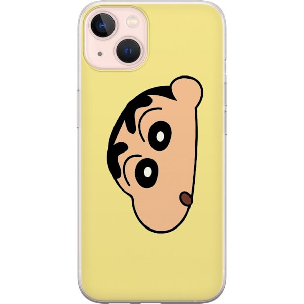 Apple iPhone 13 Läpinäkyvä kuori Peeking Shinchan