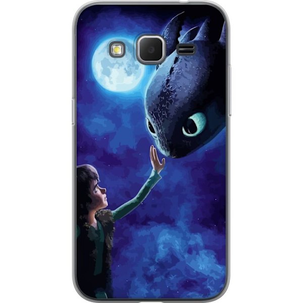 Samsung Galaxy Core Prime Genomskinligt Skal Draktränaren How to Train Your Dragon