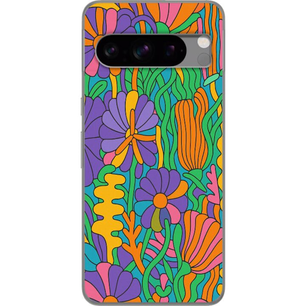 Google Pixel 8 Pro Gennemsigtig cover Farveeksplosion