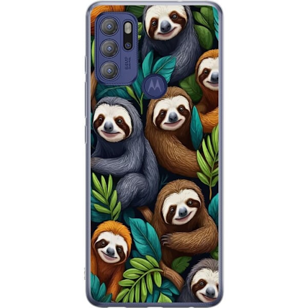 Motorola Moto G60S Genomskinligt Skal Sengångarstil – avsla