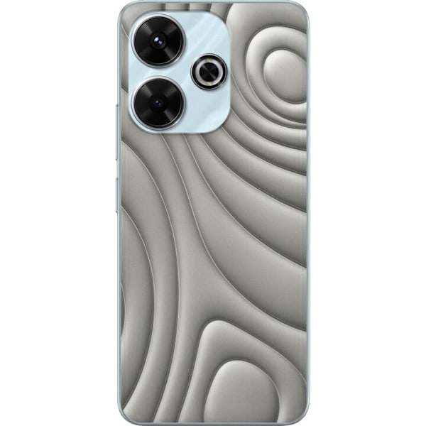 Xiaomi Redmi 13 Gennemsigtig cover Sølvbølger