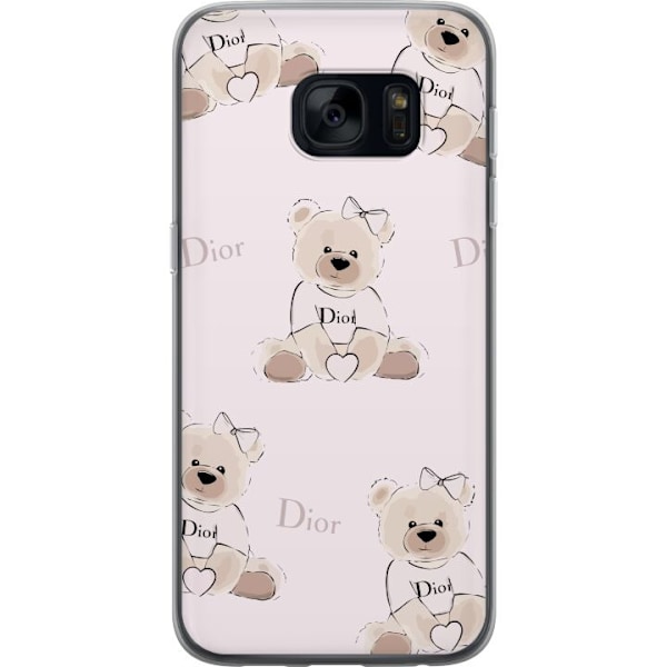 Samsung Galaxy S7 Gennemsigtig cover Teddy Dior Vibes - luksur
