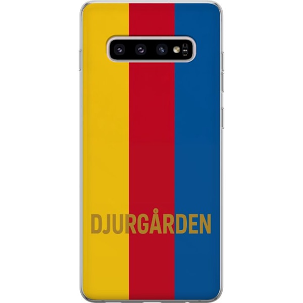 Samsung Galaxy S10+ Läpinäkyvä kuori Djurgården – jalkapallo