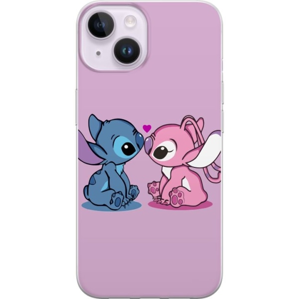 Apple iPhone 14 Cover / Mobilcover - Lilo og Stitch
