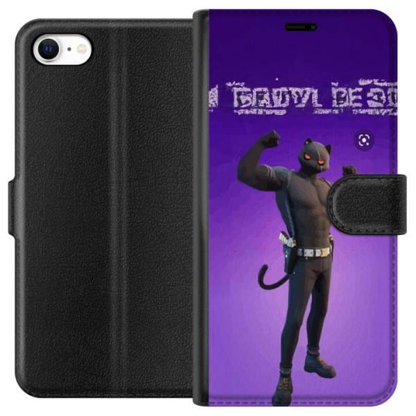 Apple iPhone 6 Lommeboketui Fortnite - Meowscles