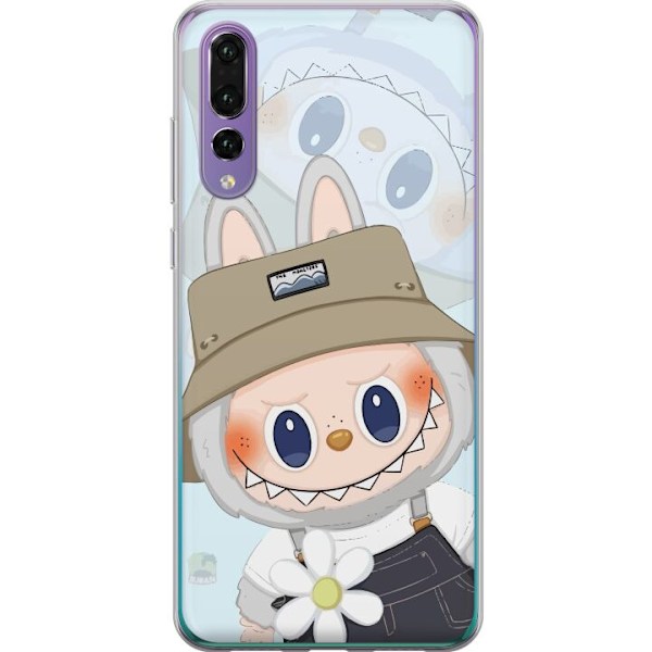 Huawei P20 Pro Gjennomsiktig deksel Labubu med hatt - Pop Mart