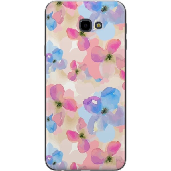 Samsung Galaxy J4+ Gjennomsiktig deksel Blomsterlykke