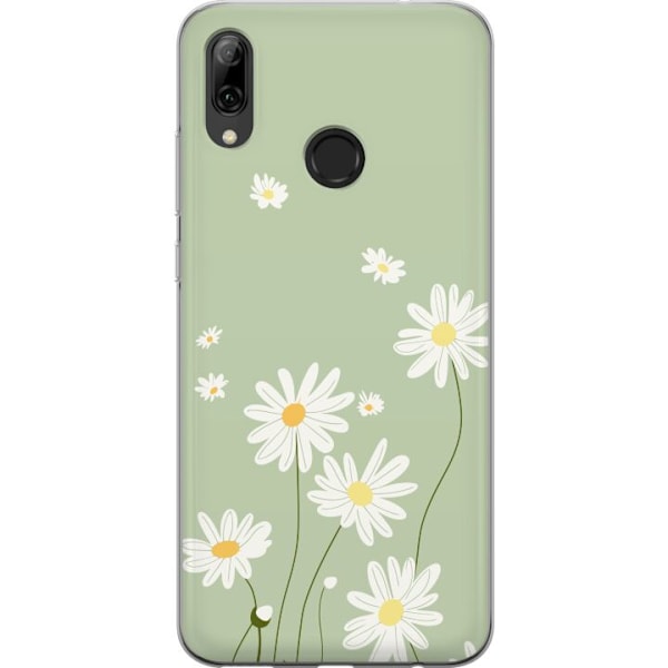 Huawei P smart 2019 Genomskinligt Skal Prästkragar – blommigt mönster i svensk sommarstil