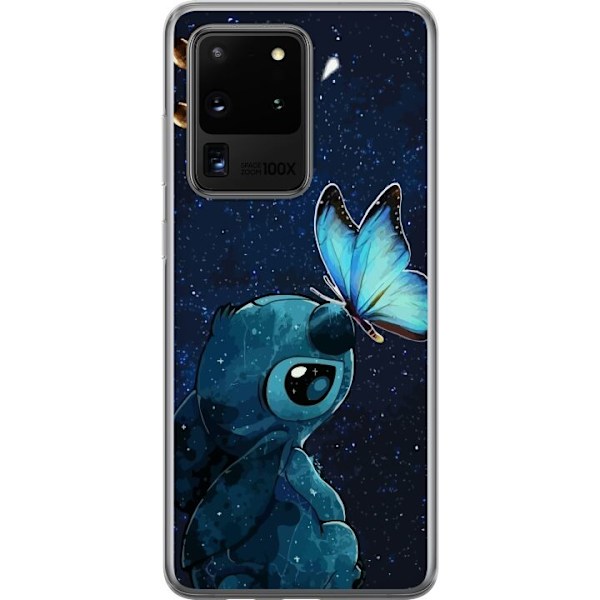 Samsung Galaxy S20 Ultra Gennemsigtig cover Stitch sommerfugl